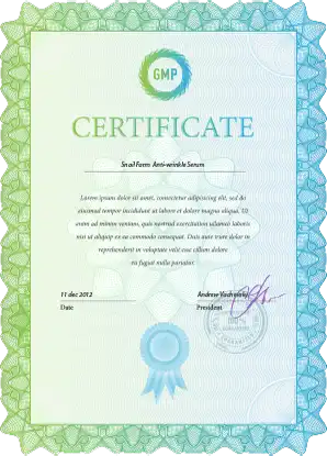 Certificato di Garanzia e Qualità Artroflex Active